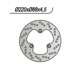 Disco freno posteriore NG lato destro 3 fori da 10,25mm per HONDA
