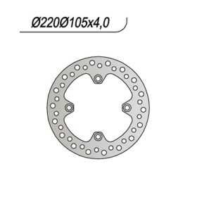 NG Hinterradbremscheibe 4 Löcher 10,25 mm