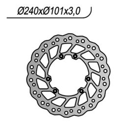 NG Vorderbremsscheibe linke Seite 6 Löcher 6,25 mm