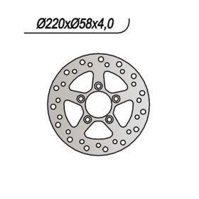 Disque de frein avant droit NG 5 trous 10,25 mm pour KYMCO