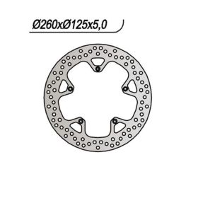 Disque de frein avant NG côté gauche 5 trous 6,25 mm