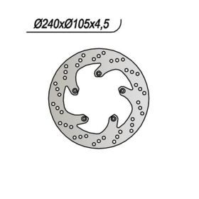 Disque de frein avant NG côté gauche 5 trous 6,25 mm