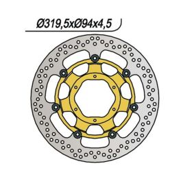 Disque de frein avant NG droit/gauche 6 trous 6,25 mm pour HONDA