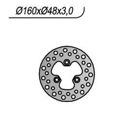 Disque de frein avant NG droit/gauche 3 trous 10,25 mm pour SUZUKI