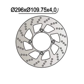 Disco freno anteriore NG lato sinistro 4 fori da 10,25mm per HONDA