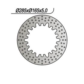 Disque de frein arrière NG côté droit 10 trous de 13,8 mm pour BMW