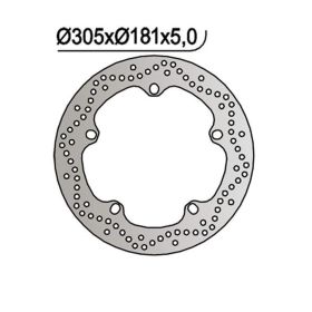 Disco freno anteriore NG lato destro/sinistro 5 fori da 16,5mm per BMW