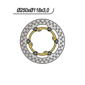 Disque de frein avant NG côté gauche 4 trous 9,25 mm pour SUZUKI