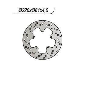 NG rear brake disc left side 5 holes 6.25mm for BENELLI