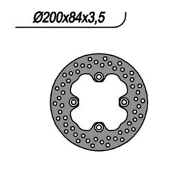 Disque de frein avant NG droit/gauche 4 trous 10,25 mm pour KAWASAKI