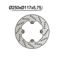 Disque de frein arrière NG côté droit 4 trous 10,25 mm pour SUZUKI