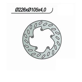 NG front brake disc left side 5 holes of 6.25mm for PEUGEOT