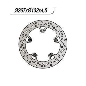 Disque de frein arrière NG côté droit 5 trous 8,25 mm