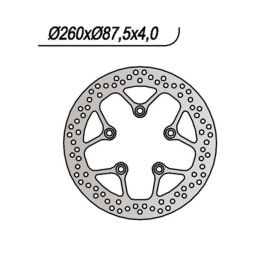 Disco freno anteriore NG lato sinistro 5 fori da 10,25mm per KYMCO
