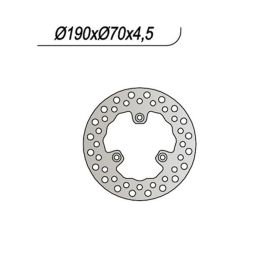 Disque de frein arrière NG côté gauche 3 trous 8,25 mm pour APRILIA