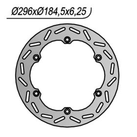 NG front brake disc left/right side 6 holes 10.25mm for HONDA
