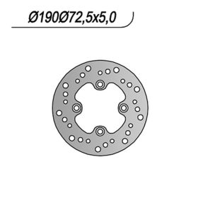NG Vorderbremsscheibe linke Seite 4 Löcher 10,25 mm für HONDA CN HELIX/SPAZIO 250