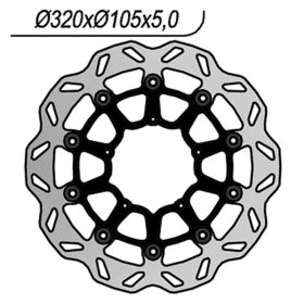 DISQUE FREIN MOTO NG 1146X