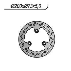 NG Hinterbremsenrotor linke Seite 3 Löcher von 10,25 mm für SYM