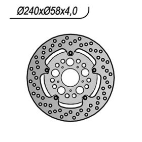 NG Vorderradbremscheibe linke Seite 5 Löcher 6,5 mm für HONDA