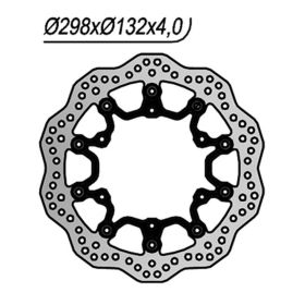 NG front brake disc right/left side 6 holes 8.25mm for YAMAHA