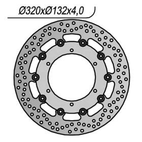 NG Vorderbremsscheibe linke Seite 6 Löcher 8,25 mm für YAMAHA
