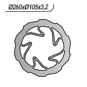 NG Vorderbremsscheibe links 5 Löcher 6mm für BMW