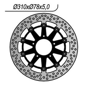 NG Schwimmende Bremsscheibe für TRIUMPH