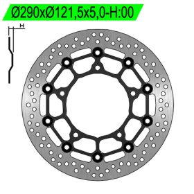 Disque de frein avant NG côté gauche/droit 5 trous 10,25 mm pour SUZUKI