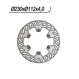Disque de frein avant NG côté gauche 6 trous 6,25 mm pour YAMAHA DT R 50