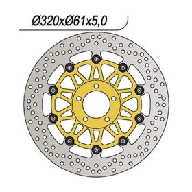 Disque frein moto NG 166