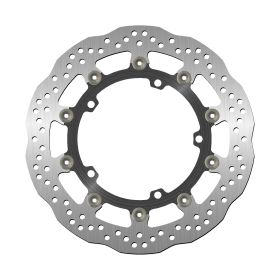 Disco freno anteriore NG lato destro/sinistro 5 fori da 10,25mm per TRIUMPH