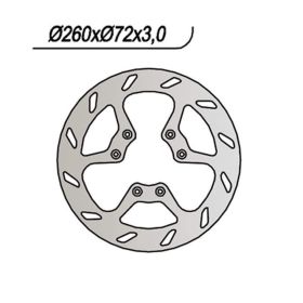Disque de frein avant NG côté gauche 6 trous de 6,5 mm pour BETAMOTOR ARK AC 50