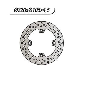 Disque de frein arrière NG côté droit 4 trous 10,25 mm pour HONDA