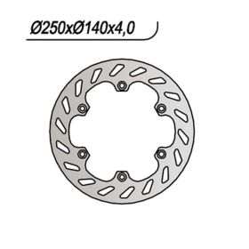 Disco freno anteriore NG lato sinistro 6 fori da 9mm per APRILIA