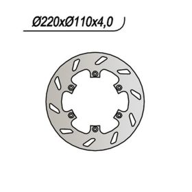 NG Hinterbremsscheibe rechte Seite 6 Löcher 6,5 mm