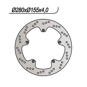 Disco freno anteriore NG lato sinistro 5 fori da 6,25mm