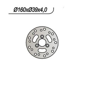 NG front brake disc left side 3 holes 10.25mm for HONDA