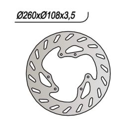 NG Vorderbremsscheibe linke Seite 6 Löcher 6,25 mm für GAS GAS PAMPERA 125