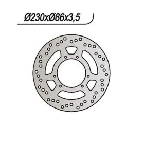 Disco freno NG anteriore lato sinistro 6 fori da 6,25 mm per YAMAHA