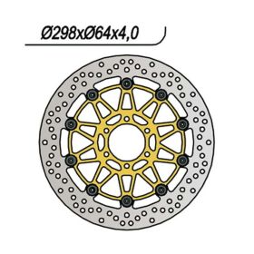 NG schwimmende Bremsscheibe vorne links/rechts 6 Löcher 8,25 mm