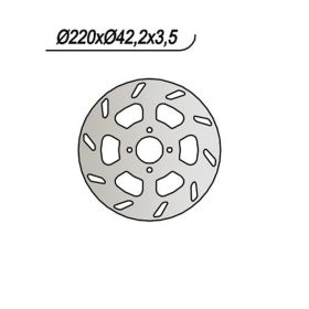 NG front brake disc right side 4 holes 8.25mm