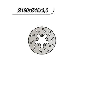 NG rear brake disc right side 5 holes of 6.25mm