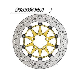 Disco freno anteriore NG lato destro/sinistro 5 fori da 10,25mm per SUZUKI
