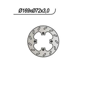 Disque de frein avant NG côté gauche 4 trous de 6,25 mm pour HM - VENT