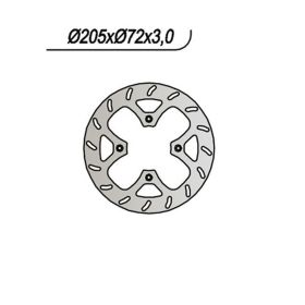 Disco freno anteriore NG lato sinistro 4 fori da 6,25mm per HM - VENT