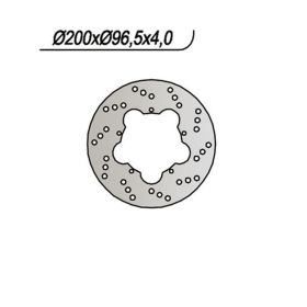 Disque de frein avant NG côté gauche 5 trous 6,25 mm