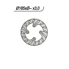 NG front brake disc left side 4 holes of 10mm for BETAMOTOR