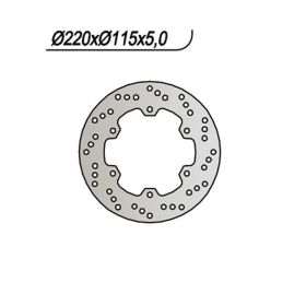 NG Hinterradbremscheibe rechte Seite 6 Löcher 8,25 mm für YAMAHA