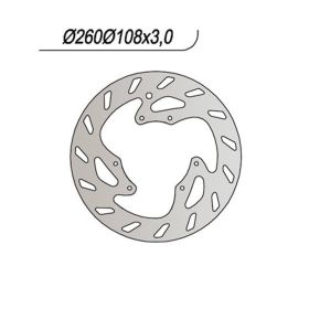 Disque de frein avant NG côté gauche 6 trous de 6 mm pour HUSQVARNA